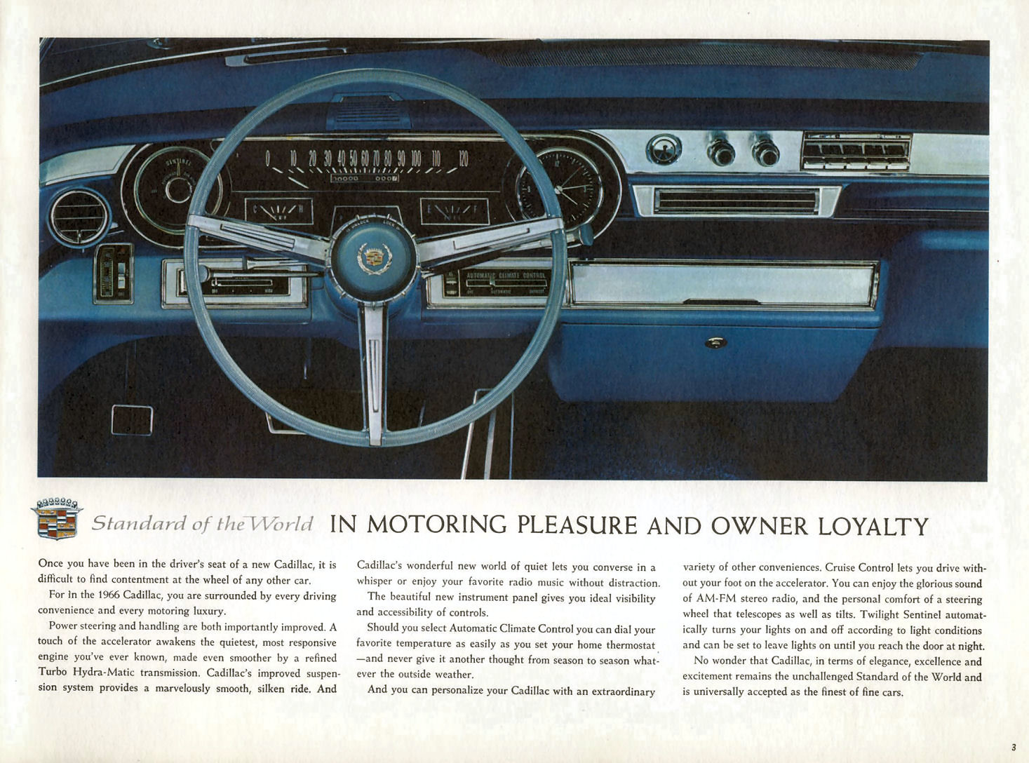 1966 Cadillac Brochure Page 3